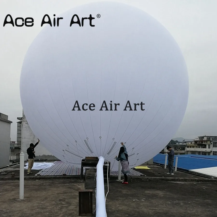 4.5m Dia Inflatable Hanging Round Ball Ceiling Huge Ball for Outdoor Decoration by Ace Air Art