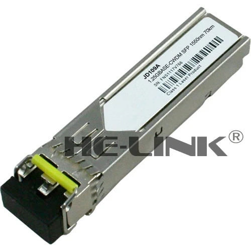 

JD109A-X170 1000BASE-LH70 CWDM SFP 1550nm 80km transceiver (Compatible with HP)