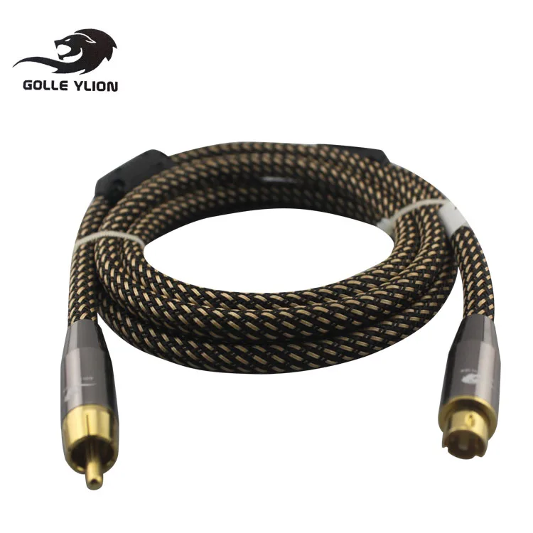 RCA S-Video 4ขาสายวิดีโอชาย75-5กล้อง Video Interconnect สาย OFC 1M 2M 3M 5 M