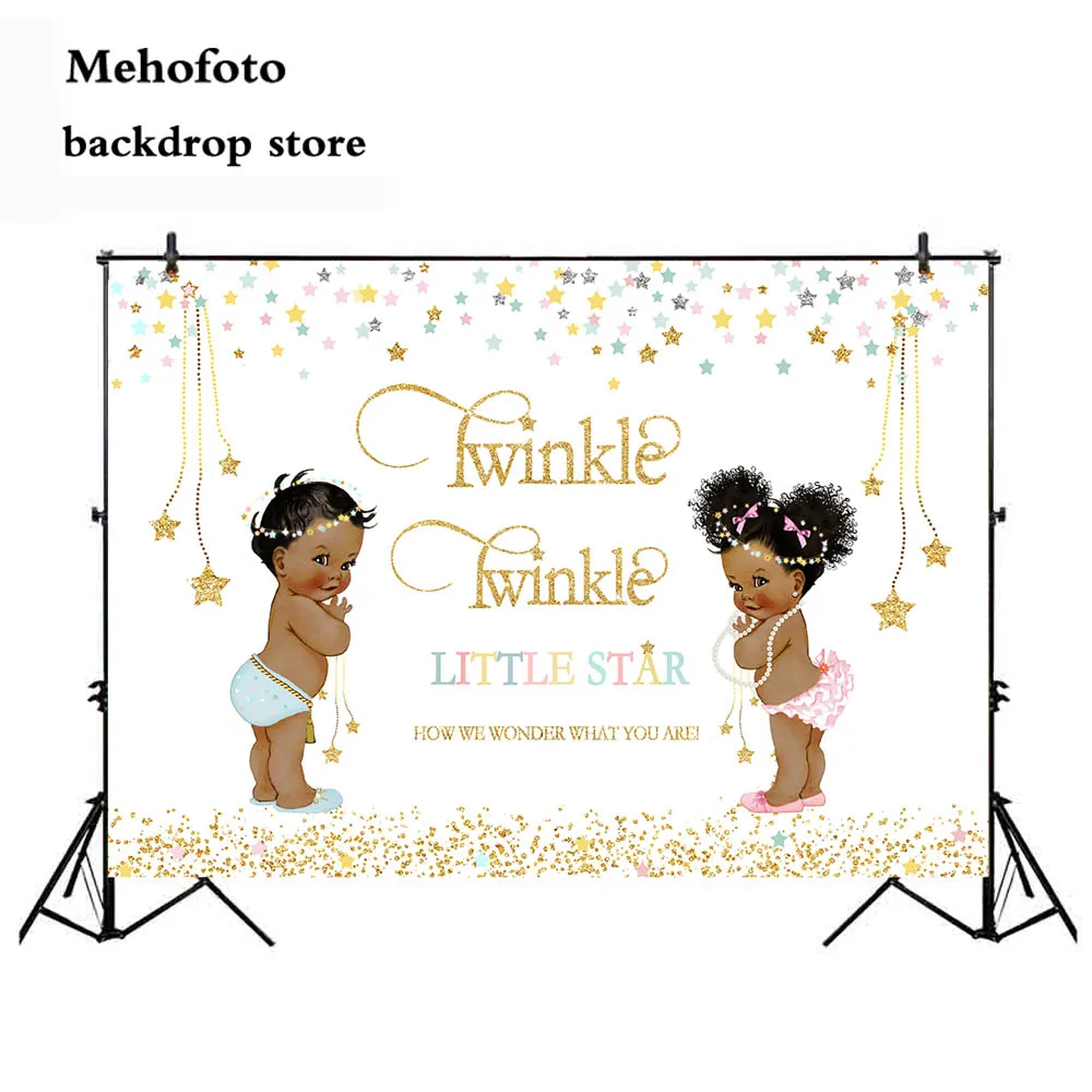 

Twinkle Twinkle Little Star Backdrop for Photography Gender Reveal Photo Background Party Decoration Banner Favor 434