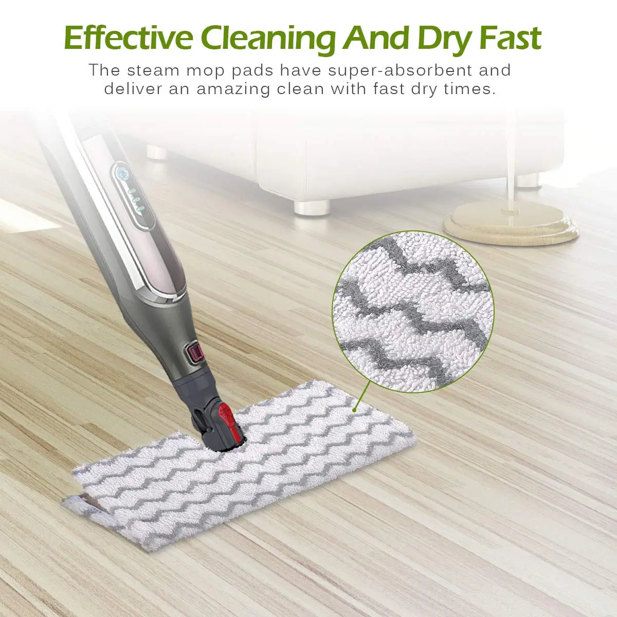 Сменные накладки для паровой швабры S3973D, S6002, S5003D, S6001, S6003, S5001, S5002, S3973WM