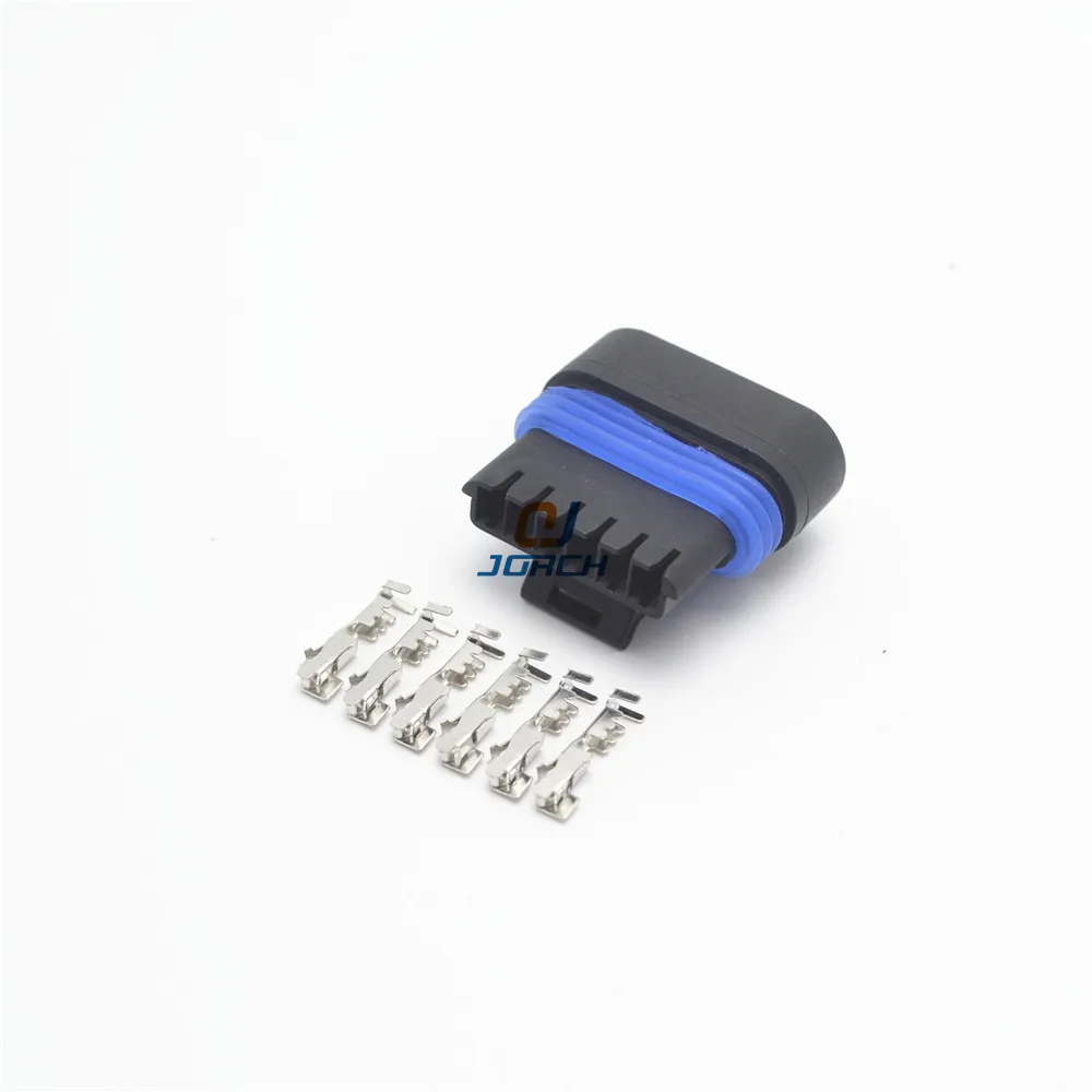 10 sets 6 pin Delphi Automotive waterproof connector female Electronic accelerator pedal plug connectors 12066317 12162261