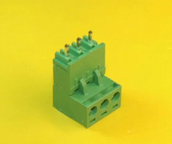 100Pcs 2EDG-5.08-3P + 2EDGR-5.08-3P 2EDG 2Edgr 3Pin 5.08Mm Haakse Pin Plug-In Schroef Terminal Block rohs