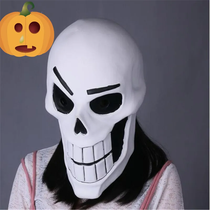 Hot New Game Undertale Mask Hard Latex Cosplay Sans Papyrus helmet Full Head Clown Masks Halloween Party Cosplay Mask Prop toy