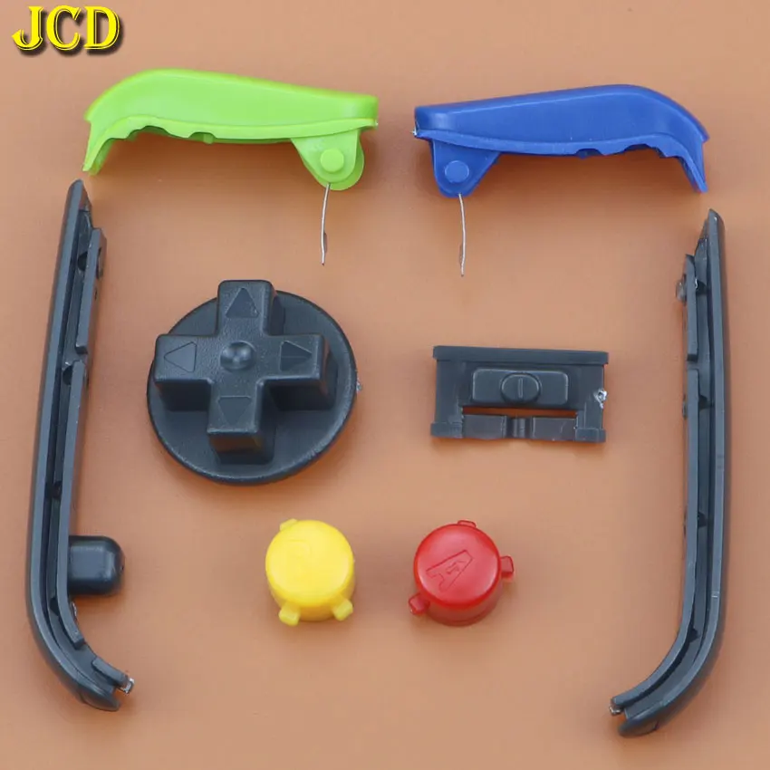 JCD Multi-Color Buttons Keypads L R A B Buttons For Gameboy Advance Buttons Frame For GBA D Pads Power ON OFF Buttons