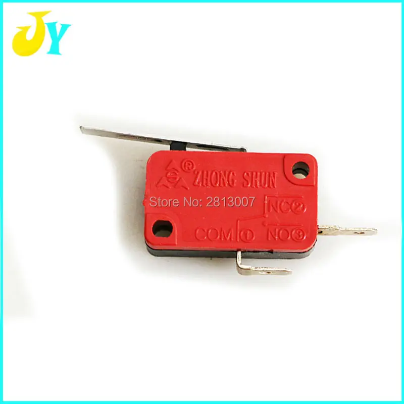 100 cái/lốc 3 PIN Microswitch in Chuyển Đổi với Đòn Bẩy Tact Nhạy Cảm Micro Switch cho Arcade Nút Arcade Trò Chơi Phần