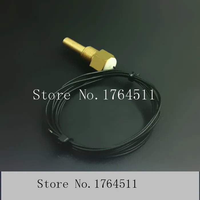 [BELLA] High quality] [High Accuracy RTD temperature probe Pt100 temperature sensor probe with a screw-type flu --2pcs/lot