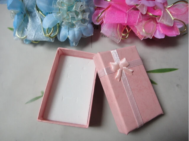 Wholesale 48pcs/Lot  Pink Jewelry Sets Boxes,Paper Jewelry Box Necklace/Earrings/Ring Box Gift Box Free Shipping