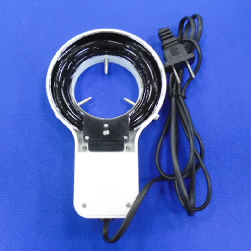 Microscópio de luz uv violeta, 8w, cor roxa, anel fluorescente, fonte de luz para microscópio estéreo biológico, 110v ou 220v