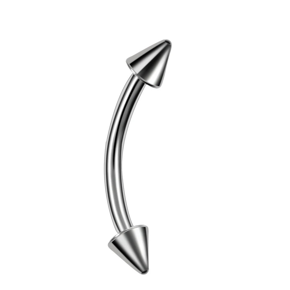 1Pc Titanium Fashion Circular Bead Rings Horseshoe Eyebrow Tongue Nose Hoop Piercing Labret Stud Ring Ear Piercing Body Jewelry