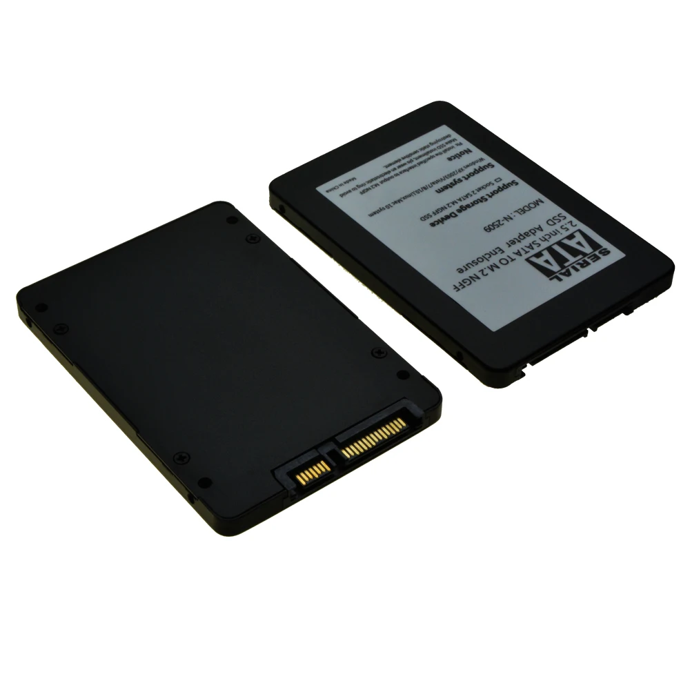 

B+M key M.2 NGFF SSD to 2.5 SATA 6Gb/s adapter card with enclosure Socket 2 NGFF SSD convert 22Pin SATA 3.0 Case