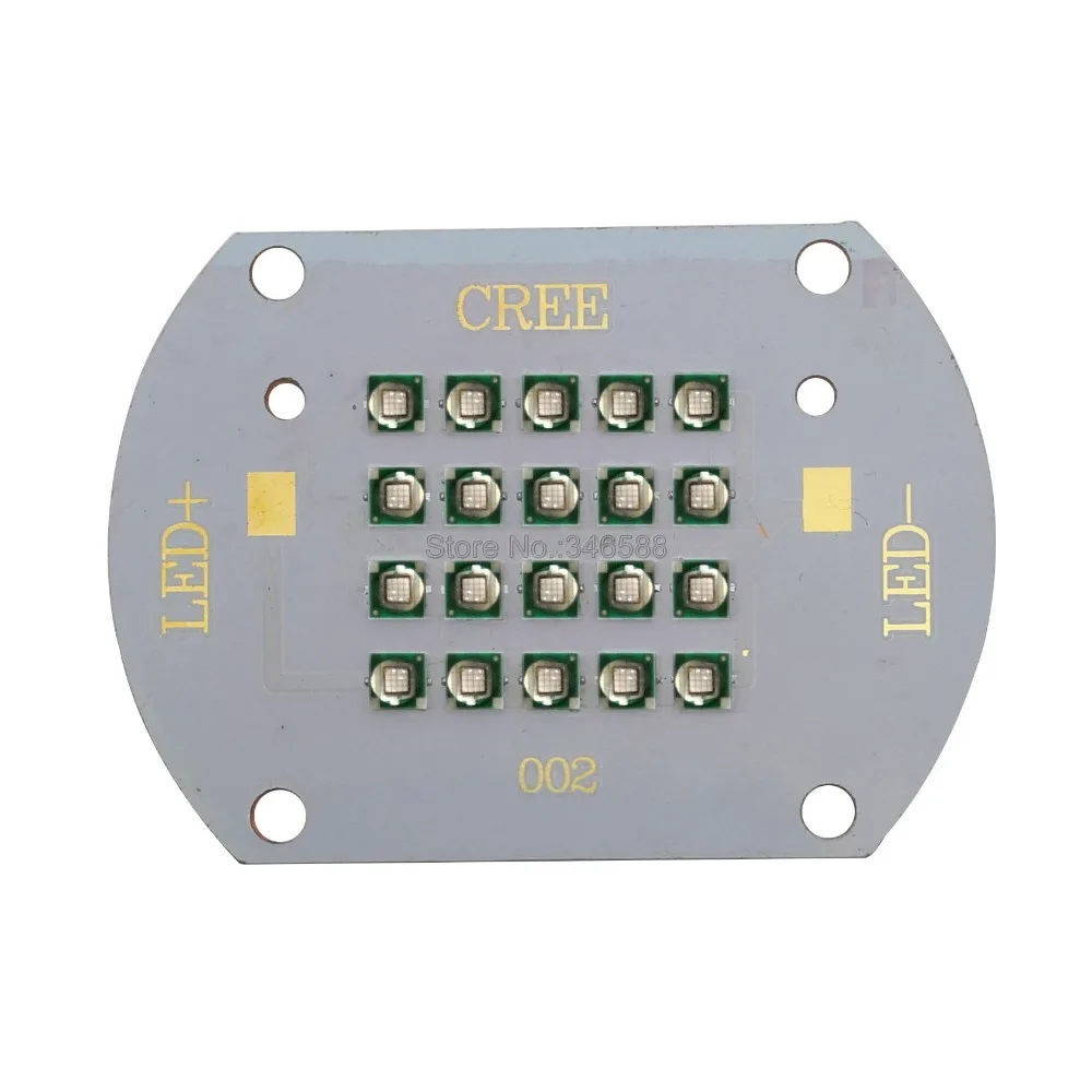 60 W LG3535 20-układu 20LED UV 365nm Led emiter wysokiej mocy lampy wielopłytkowe zintegrowany światła LED 365NM na miedziana płytka drukowana