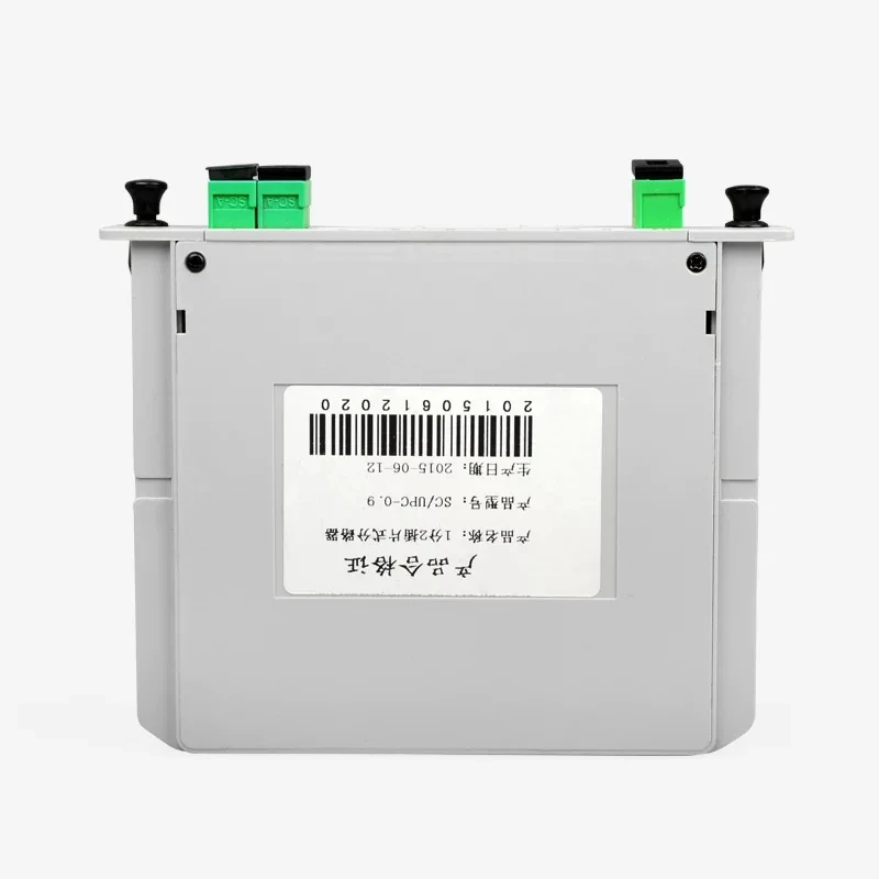 Divisor de fibra óptica gepon ftth sm 1x2, acoplador óptico plc 1x2 pçs com cassete, telecom epon, vendas de fábrica, com 10 peças