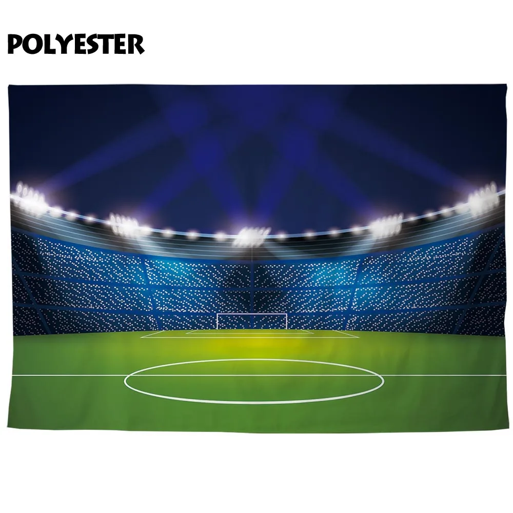 Allenjoy Nền Chụp Ảnh Sân Bóng Đá Cầu Thủ Real Madrid Sinh Nhật Cho Bé Phòng Thu Photocall Phông Nền Photophone Để Chụp