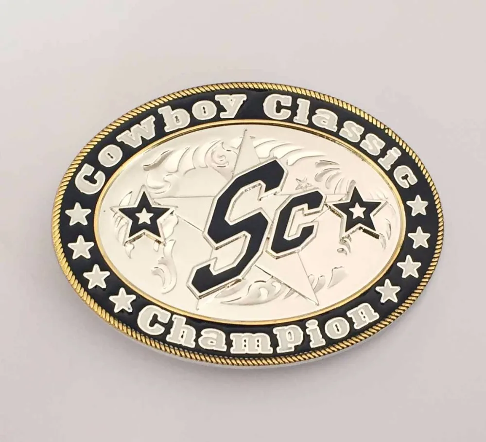 Cowboy Classic Champion SC Star Belt Buckle suitable for 4cm wideth belt with continous stock