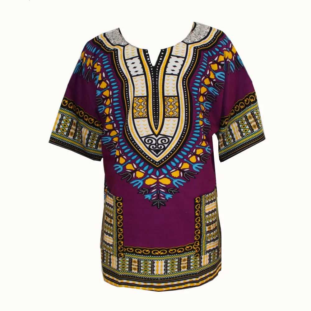 Mr Hunkle New Fashion Design Cotton African Print Dashiki Clothing Loose Dashiki T-shirt For Women free shipping