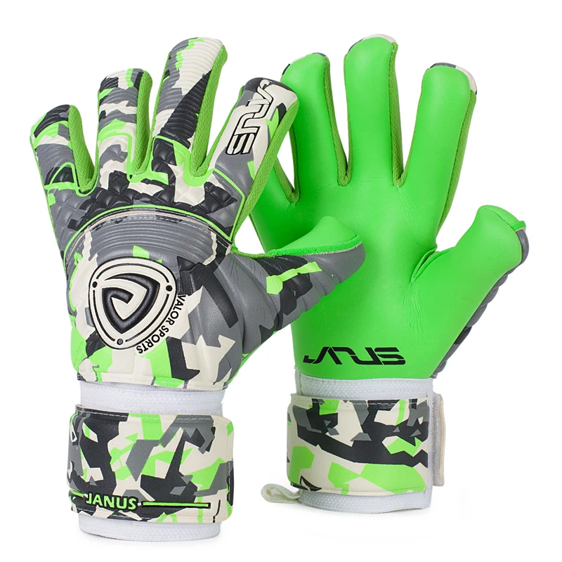 Thickened 4mm Latex Goalie Gloves With Finger Protection Goalkeeper Gloves Men Soccer Football Goal keeper Gloves