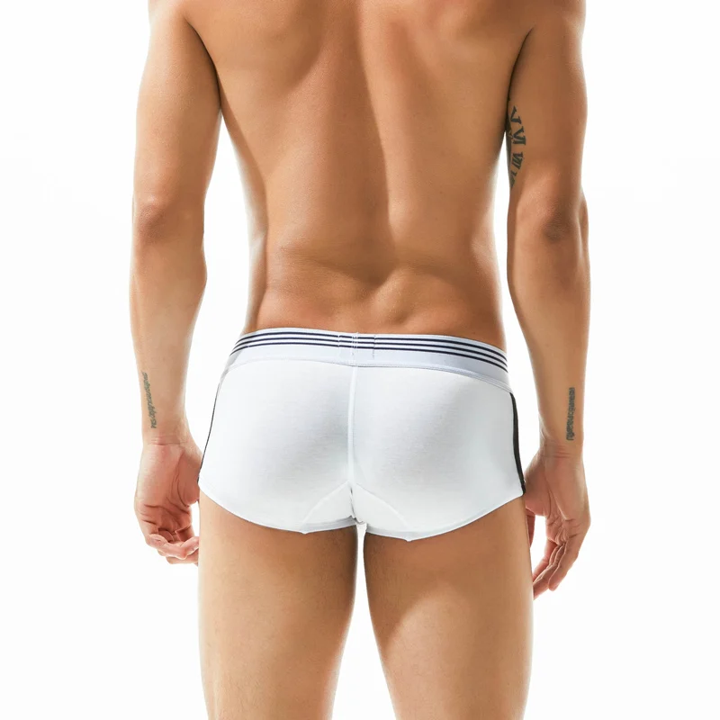 SEOBEAN Herren-Boxershorts aus atmungsaktiver Baumwolle, U-konvexer Beutel, niedrige Taille, bequeme Stretch-weiche Unterwäsche für den Alltag, lässig – Detail 21
