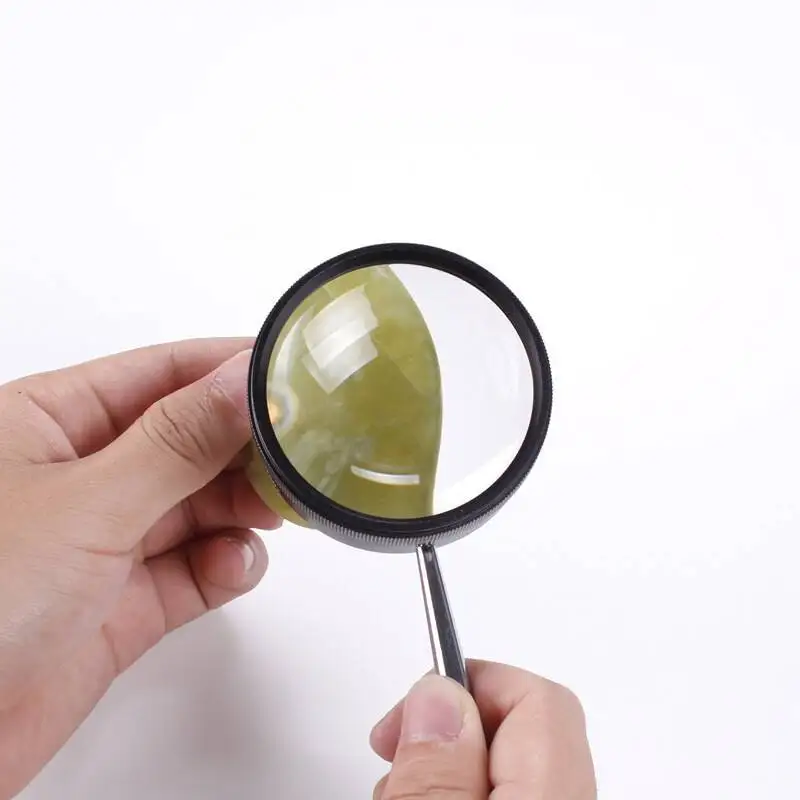 35 Tims 60 مللي متر المعادن جيب عدسة تكبير يدوية للمجوهرات نظارات للقراءة العدسة ألعاب أطفال عدسة مكبرة 35X لوبا #4