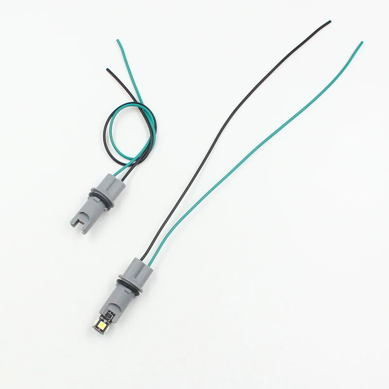 10Pcs T15 T10 168 194 W5W Female Socket Adapter 30cm Extension Wire Socket Wiring Harness Plug Connector For Car T10 LED Bulbs