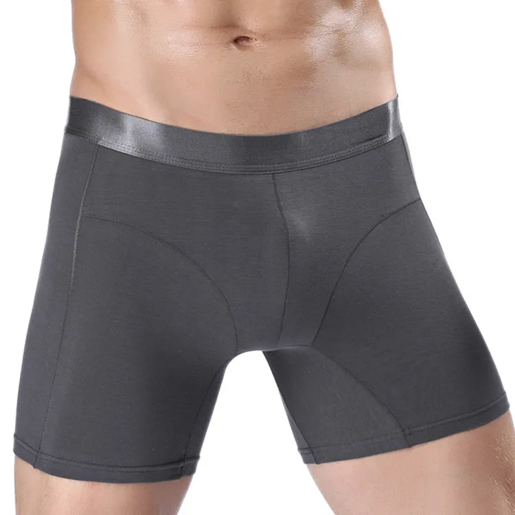 Neue Sport Verlängert Baumwolle Flache Winkel Unterwäsche Anti Abrieb Bein Vier Ecke Multi Funktionalen Business Boxer Männer 3 teile/los