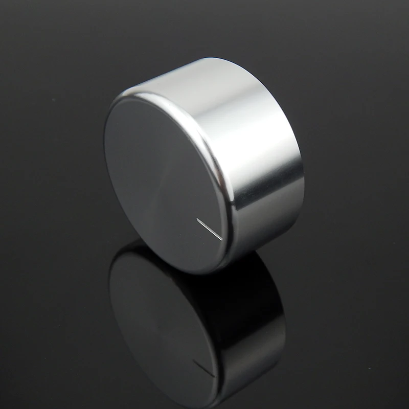 Potensiometer penguat Audio HIFI, kenop Volume aluminium Diameter 44mm tinggi 22mm