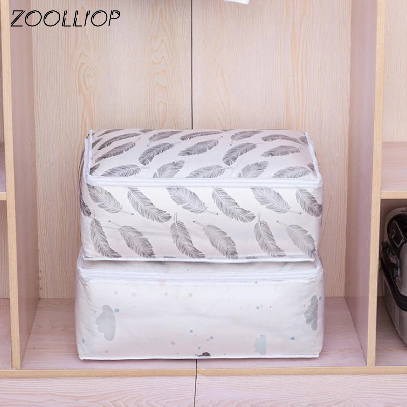 1Pc Fashion hot 2020 Household Items Storage Bags Organizer Clothes Quilt Finishing Dust Bag Quilts pouch Washable quilts bags