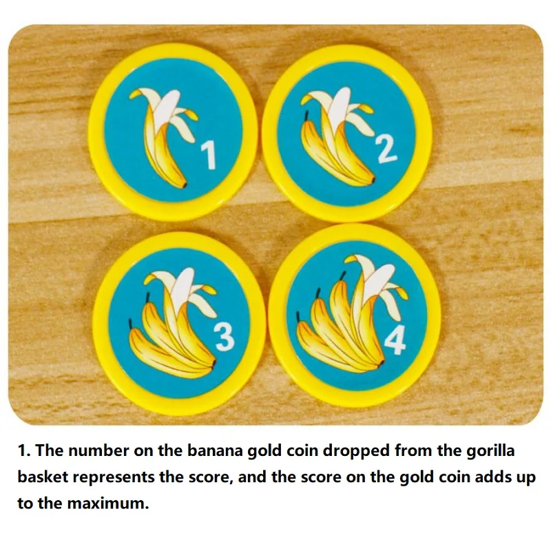 Monkey steal banana gold coin desktop competitive game puzzle parent-child interactive toy family party game