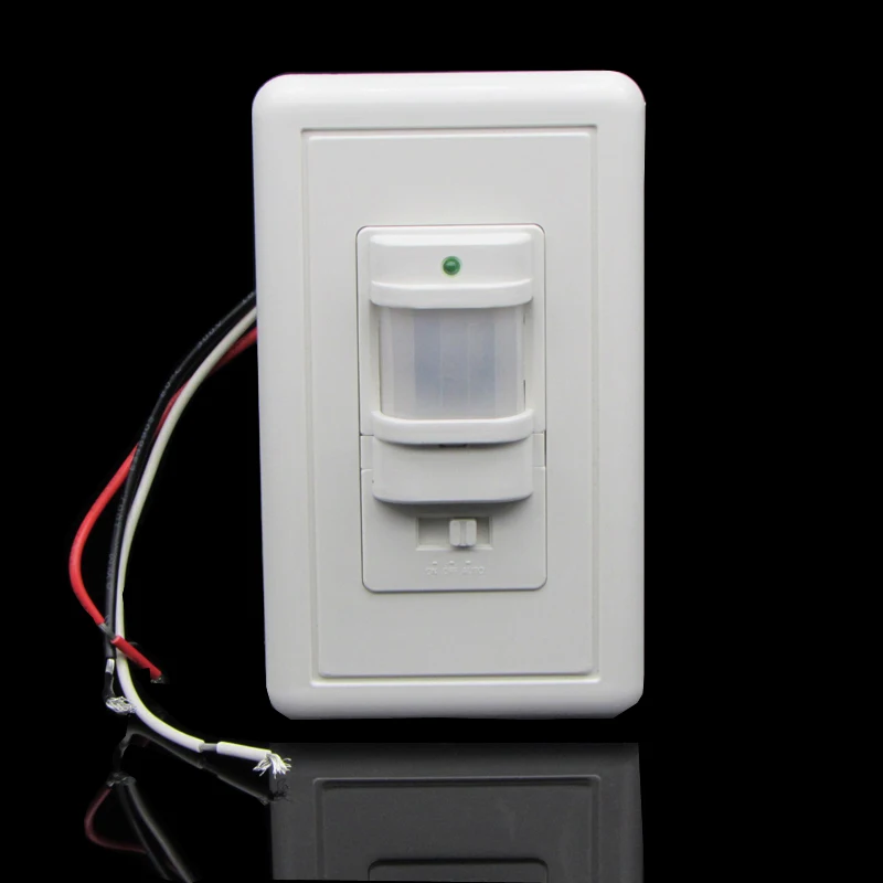 110v-130v Max 10 minutes delay Wall Mount Motion Sensor Automatic PIR Infrared Sensor Light Switch 9m Max UL Style