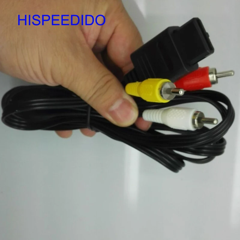 HISPEEDIDO 6ft 1.8m Audio TV Video สาย AV RCA สําหรับ Super Nintendo GameCube N64 SNES