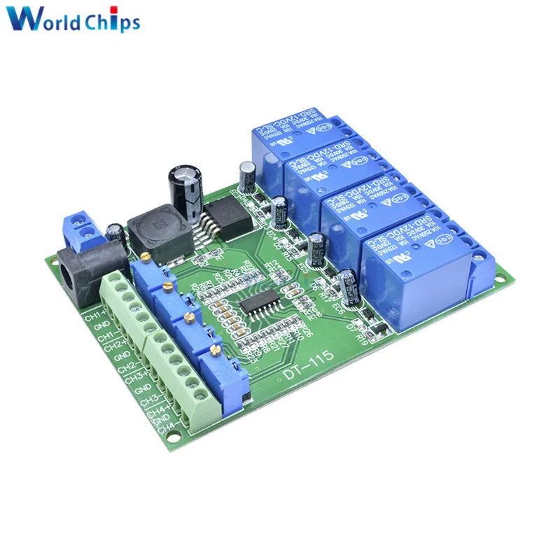 DC 12V 4 Channel Voltage Comparator Stable LM393 Comparator Module