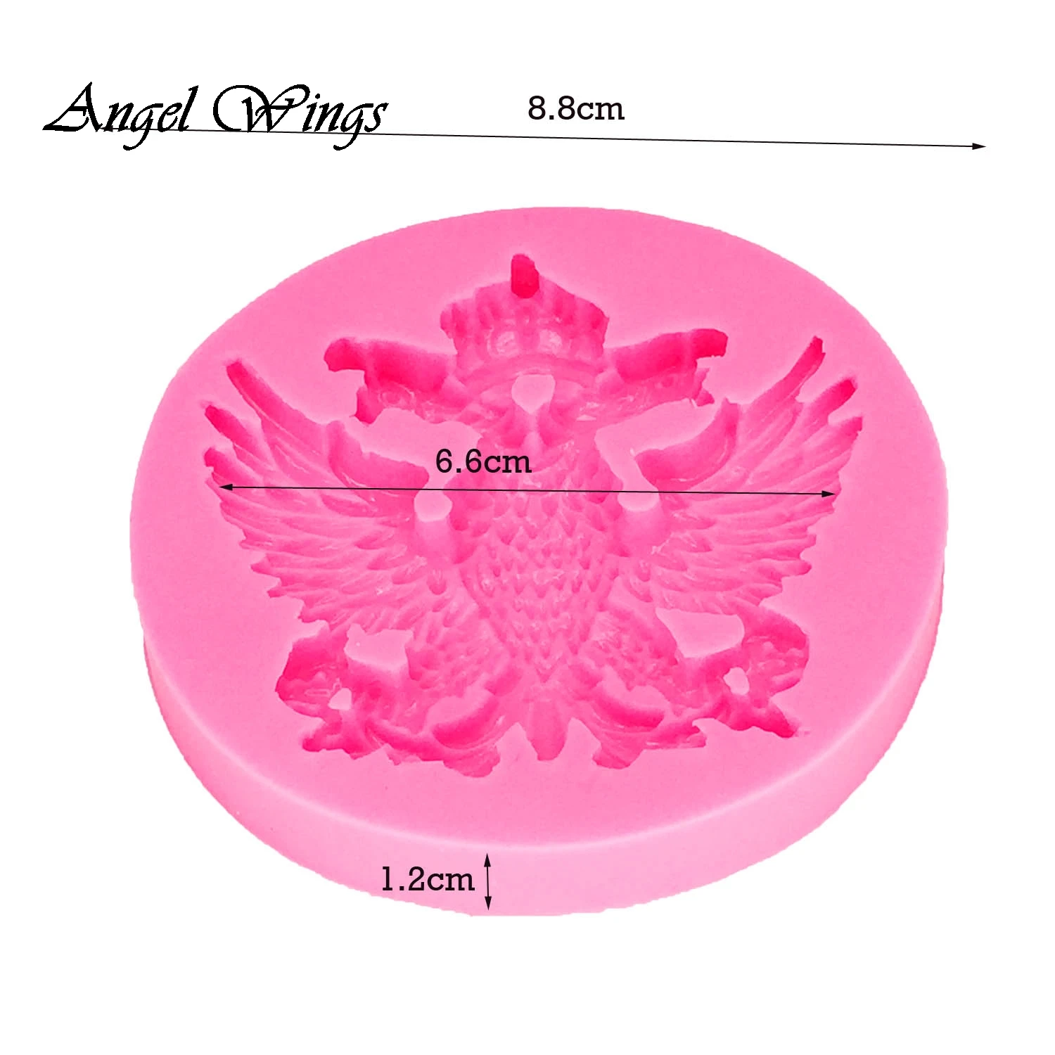 Double Eagle shape Sugarcraft silicone mold fondant mold cake decorating tools chocolate gumpaste mold baking DY0032