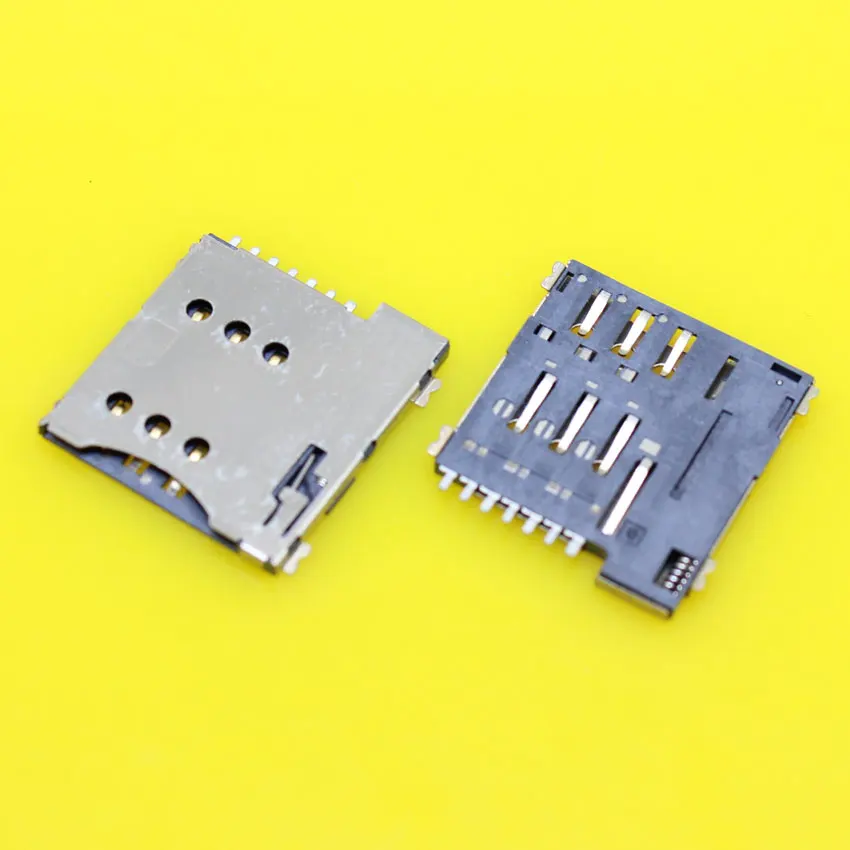 cltgxdd 1piece KA-285     Real high quality 7pin push micro sim card socket holder slot replacement connector