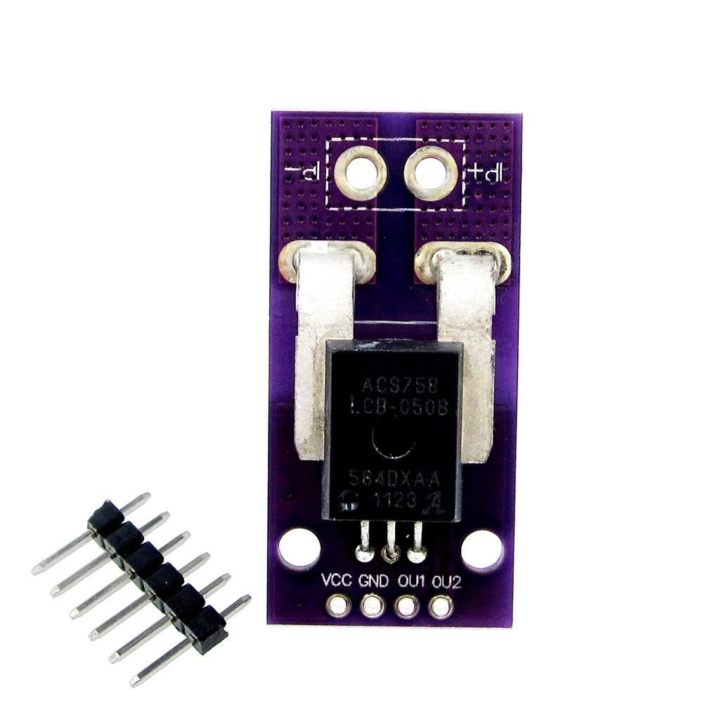 100A/50A Hall Current Sensor Module AC DC Current Sensor ACS758LCB-050B ACS758LCB-100B-PFF-T High Accuracy for RC Model