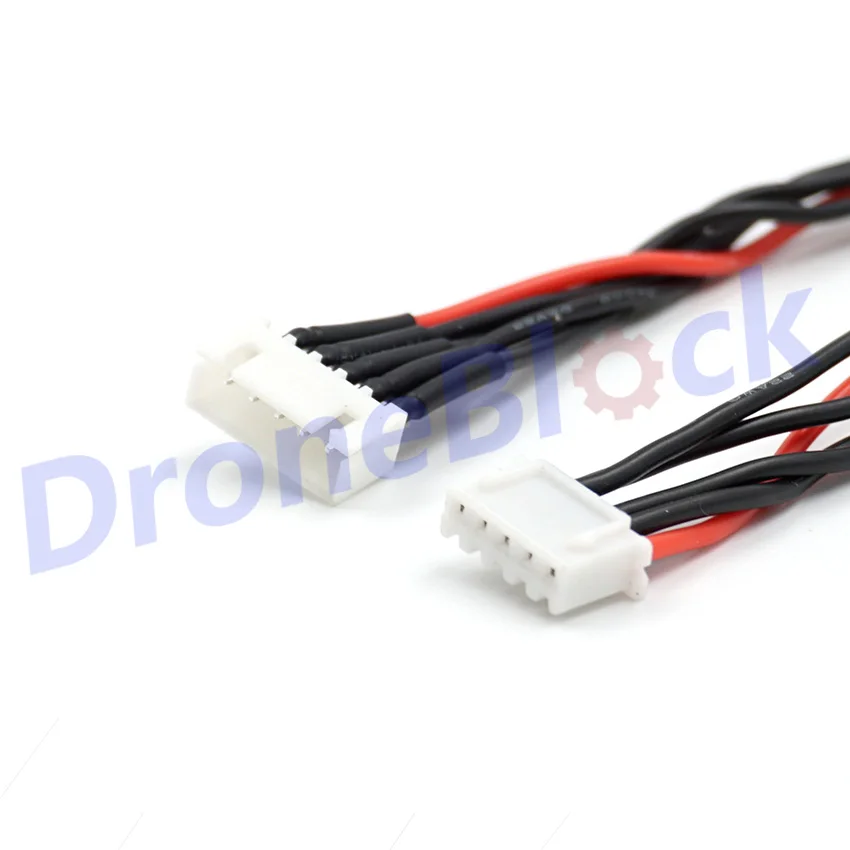 5Pcs LiPo Batterij opladen Uitgebreide lijn/Draad/Connector 22AWG 200mm JST-XH Balancer Siliconen kabel 2S 3S 4 4S 5 5S 6S 7S 8S