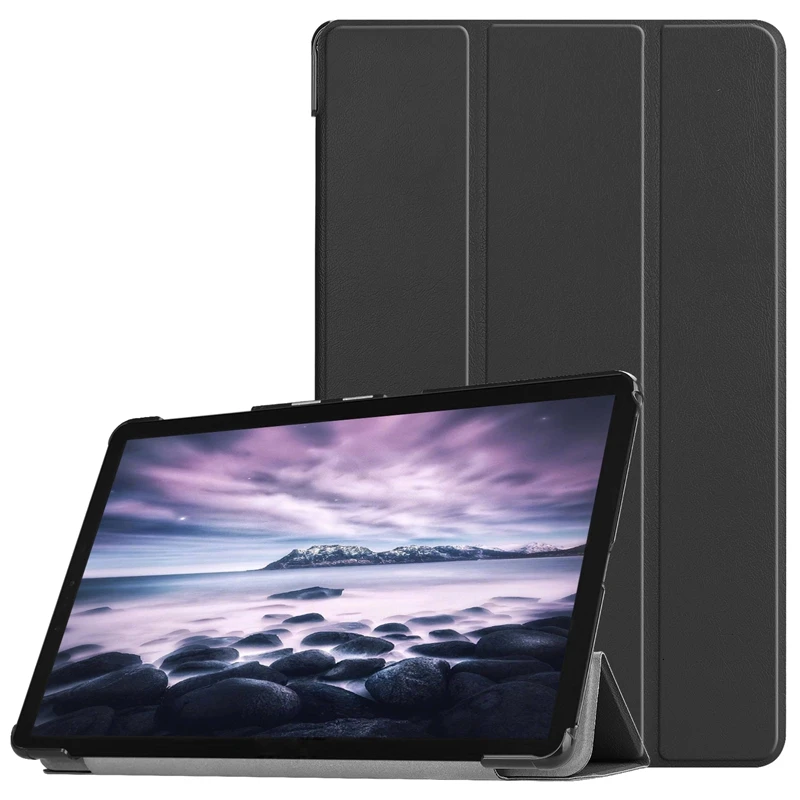 Ultra Slim Book Flip Cover for Samsung Galaxy Tab A2 10.5 inch 2018 T590 T595 T597 Tablet PU Case Auto Wake Sleep + Stylus Pen