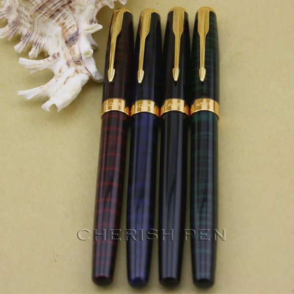 Wholesale Promotion pens 4pcs/lot Baoer 388 Hot-selling 4 Different color Arrow Clip Ink/Metal/Gift/Fountain Pen Free Shipping