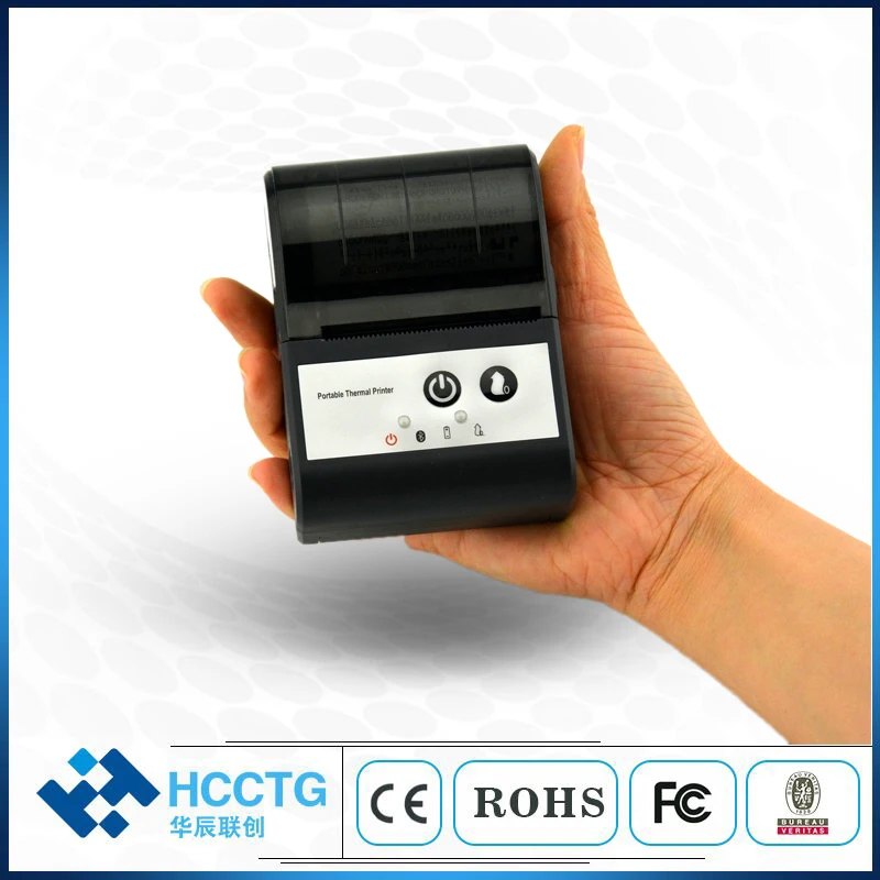 Mini 58 Mm Bluetooth Handheld Ponsel Thermal Printer Portabel HCC-T2P