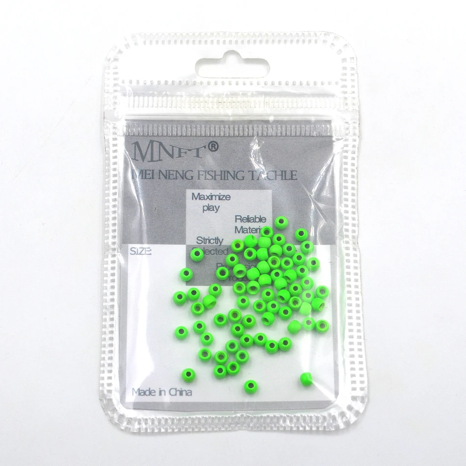 MNFT 20Pcs Brass Fly Tying Bead Beads Fly Fishing Materials Size 2mm 2.4mm 2.8mm 3.2mm 3.4mm 3.8mm