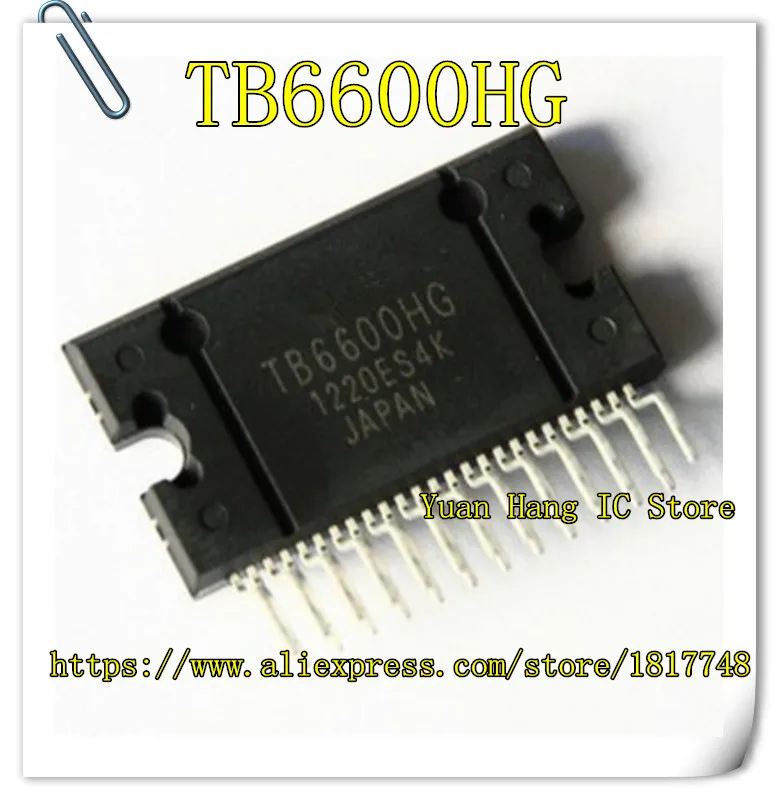 

10PCS/LOT Free Shipping TB6600HG TB6600H TB6600 ZIP-25 Two phase stepping motor motor driver chip