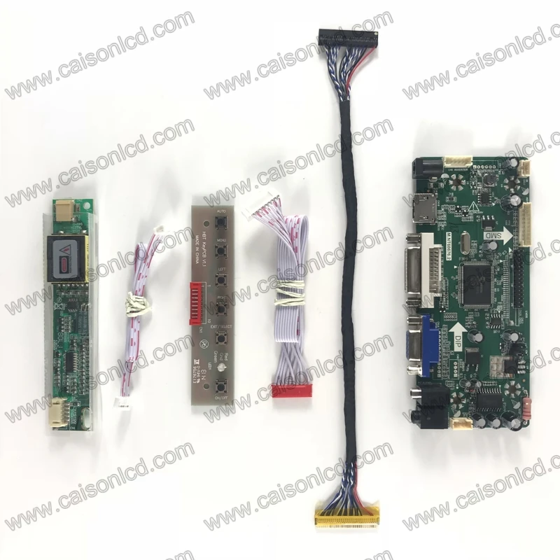 NT68676 LCD controller board support  DVI VGA AUDIO for 17 inch monitor 1920X1200 CCFL LVDS LCD panel  easy diy repair