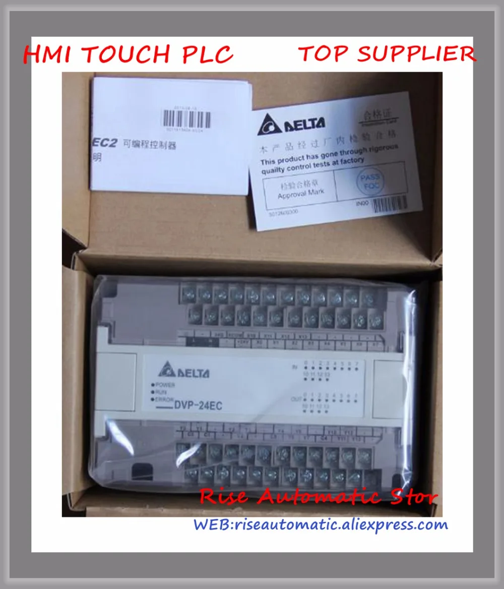 New Original DVP24EC00R2 Updated To DVP24EC00R3 PLC DI 12 DO 12 Relay 100-240VAC 100% Test Good Quality