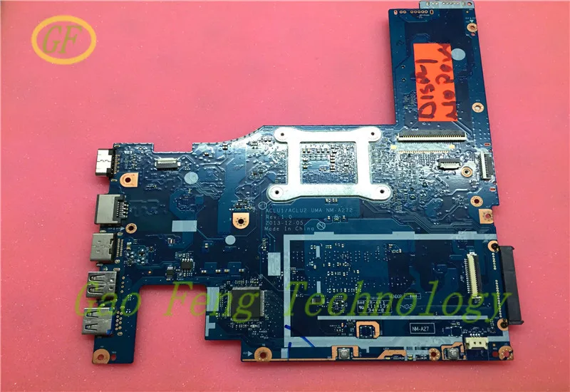 Laptop Motherboard for Lenovo G50-70 ACLU2 UMA NM-A272 Motherboard SR170 I5-4200U ACLU1 DDR3 maiboard 100% perfect working
