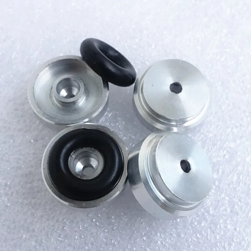 BRZHIFI aluminum feet (with rubber ring) for power amplifier/preamplifier/speaker D:21mm H:11mm