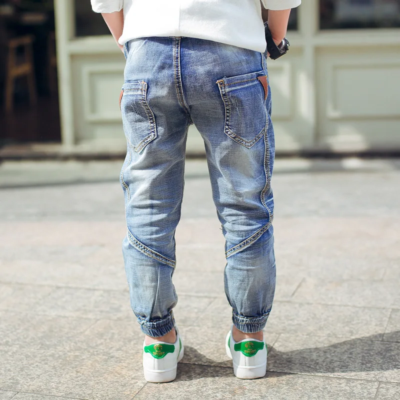 Teen Boys Jeans 2022 Autumn Spring Jeans For Boys Pants Fashion Children Clothing Denim Trousers Kids Pants 4 6 8 10 12 13 Years