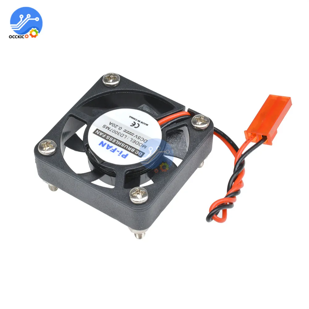 1PCS 5V 0.2A Cooling Cooler พัดลมสำหรับ Raspberry Pi รุ่น B + / Raspberry Pi 2/3