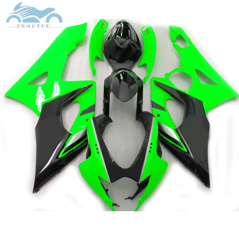 Upgrade your Fairing kits for Suzuki GSXR 1000 K5 K6 GSXR1000 2005 2006 road race fairings kit 05 06 GSX R1000 green black AT55