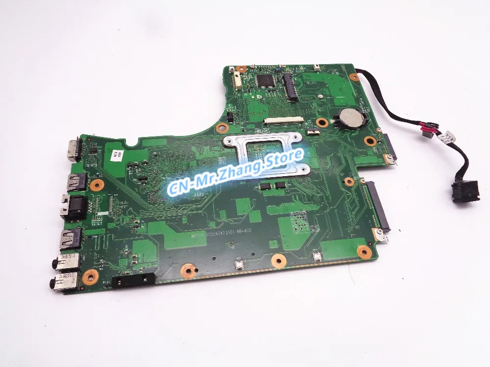 Used SHELI For Toshiba C650 C655 Laptop Motherboard V000225140 MN10R-6050A2423501-MB-A02 HM65 DDR3