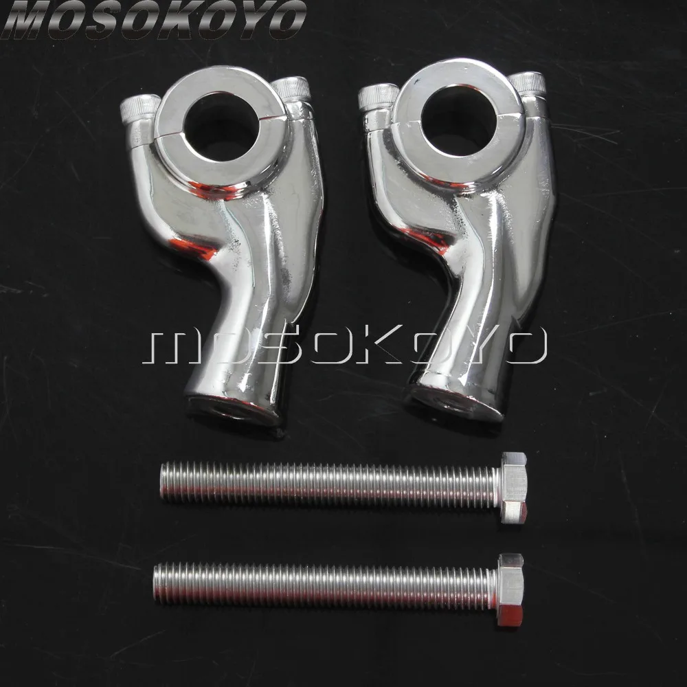 1 Pair Universal Handlebar Riser Kit Mounting Clip for Harley Honda Kawasaki Suzuki Yamaha Motorcycle 22mm 25mm 1\