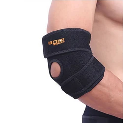 1pc Protective Elbow Brace Support Pads Compression Adjustable For Workout Fitness Sports Basketball Tennis Elbow Protector